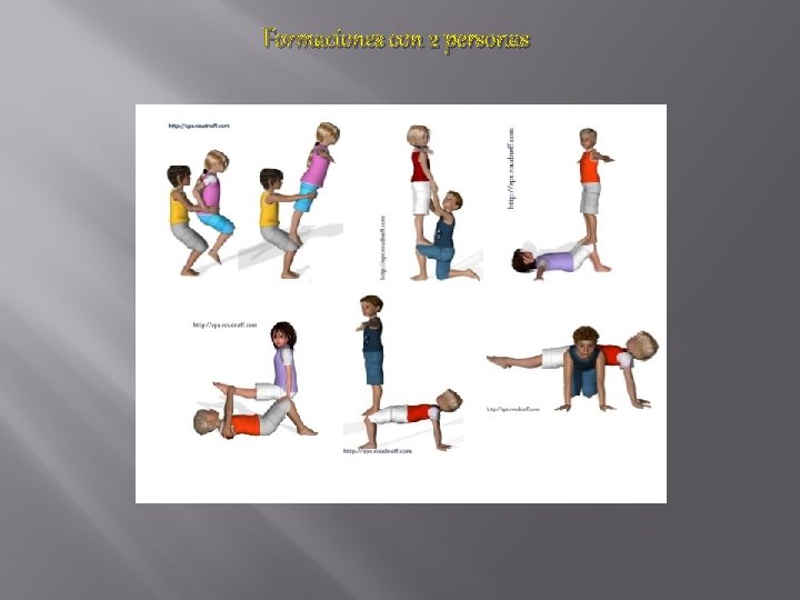 Formaciones con 2 personas 