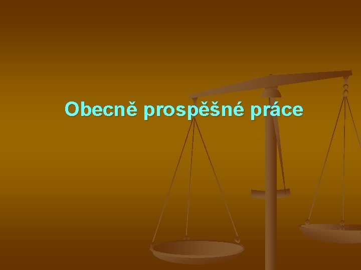 Obecně prospěšné práce 