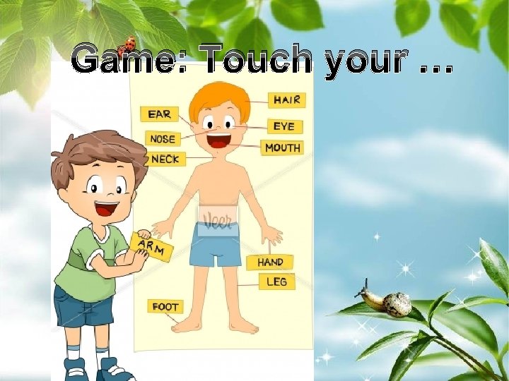 Game: Touch your … 