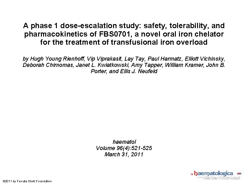 A phase 1 doseescalation study safety tolerability and