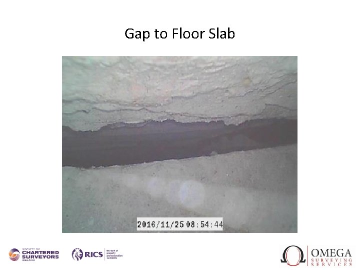 Gap to Floor Slab Gap to Floor Slab