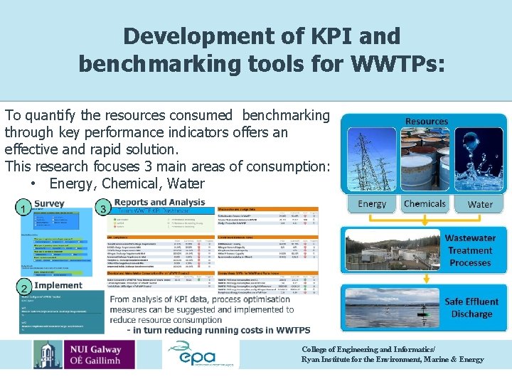 Development of KPI and benchmarking tools for WWTPs: To quantify the resources consumed benchmarking