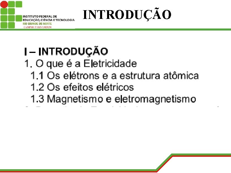 INTRODUÇÃO 