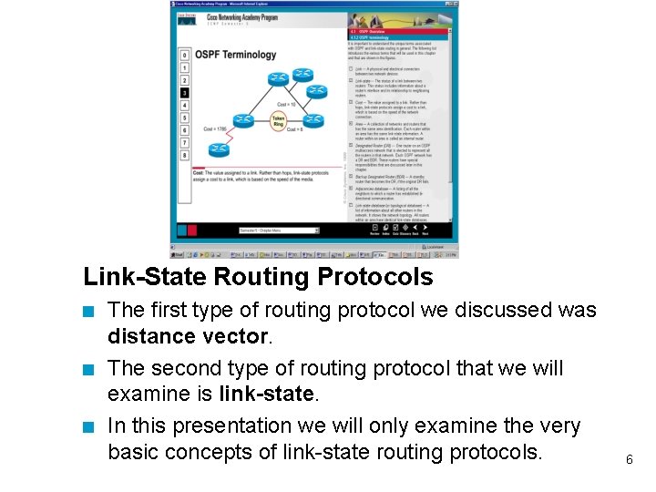 CCNP Advanced Routing Ch 6 OSPF Single Area