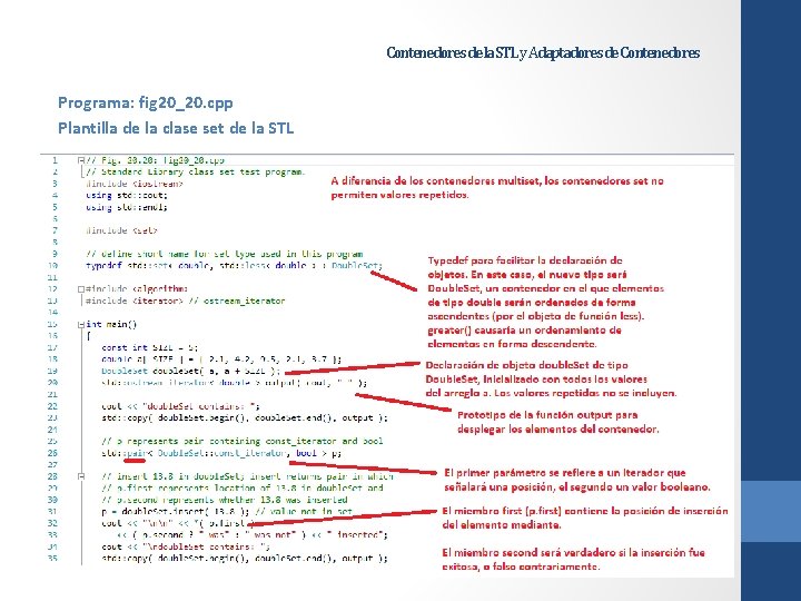 Contenedores de la STL y Adaptadores de Contenedores Programa: fig 20_20. cpp Plantilla de