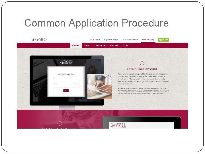 Common Application Procedure 