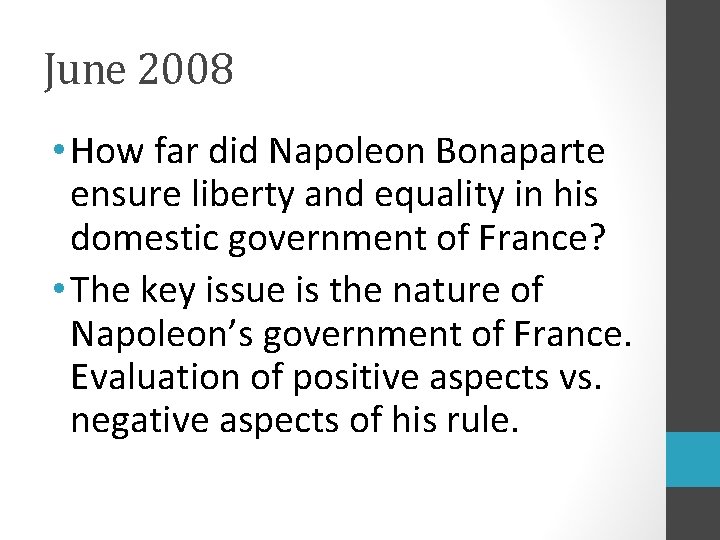 Cambridge Approach To the French Revolution www cie