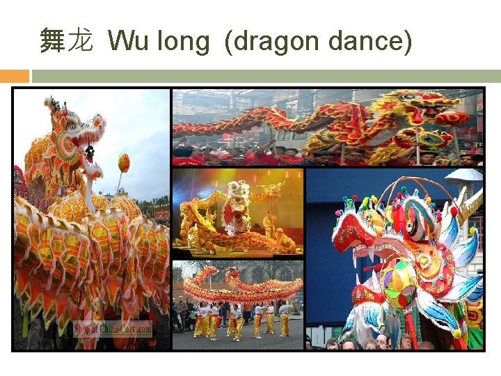 舞龙 Wu long (dragon dance) 