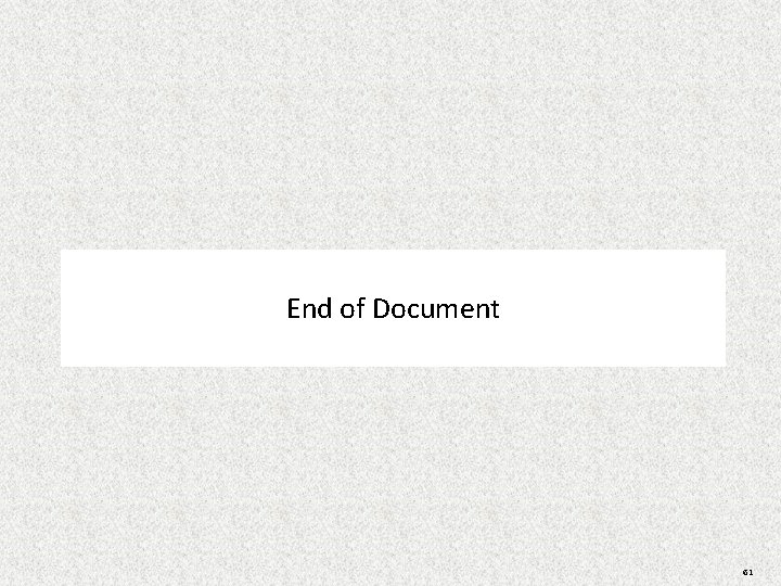 End of Document 61 