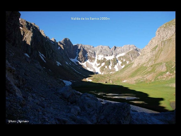 Vallée de los Sarrios 2000 m . . 