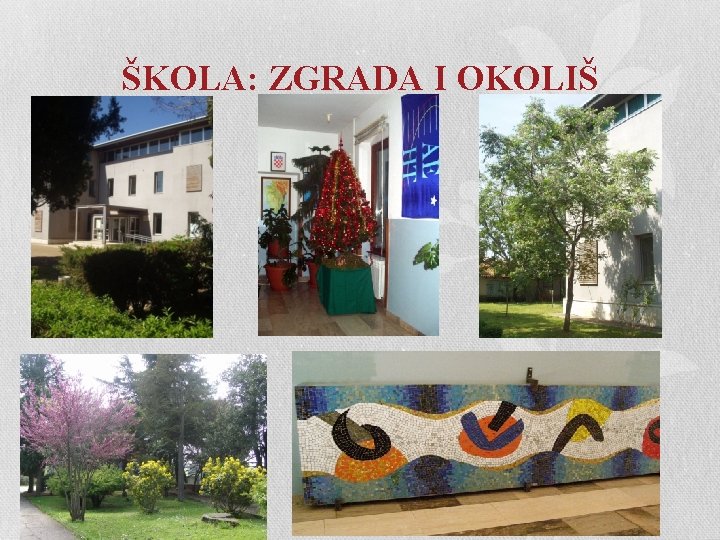 ŠKOLA: ZGRADA I OKOLIŠ 