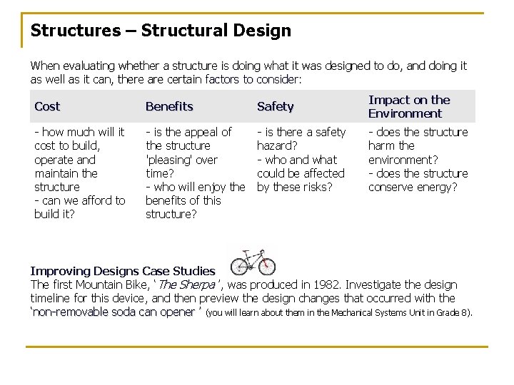 Structures – Structural Design When evaluating whether a structure is doing what it was Structures – Structural Design When evaluating whether a structure is doing what it was