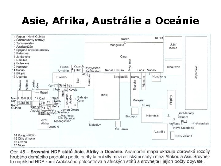 Asie, Afrika, Austrálie a Oceánie Z 0047 Geografie průmyslu a zemědělství 