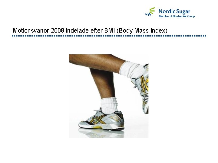 Motionsvanor 2008 indelade efter BMI (Body Mass Index) 