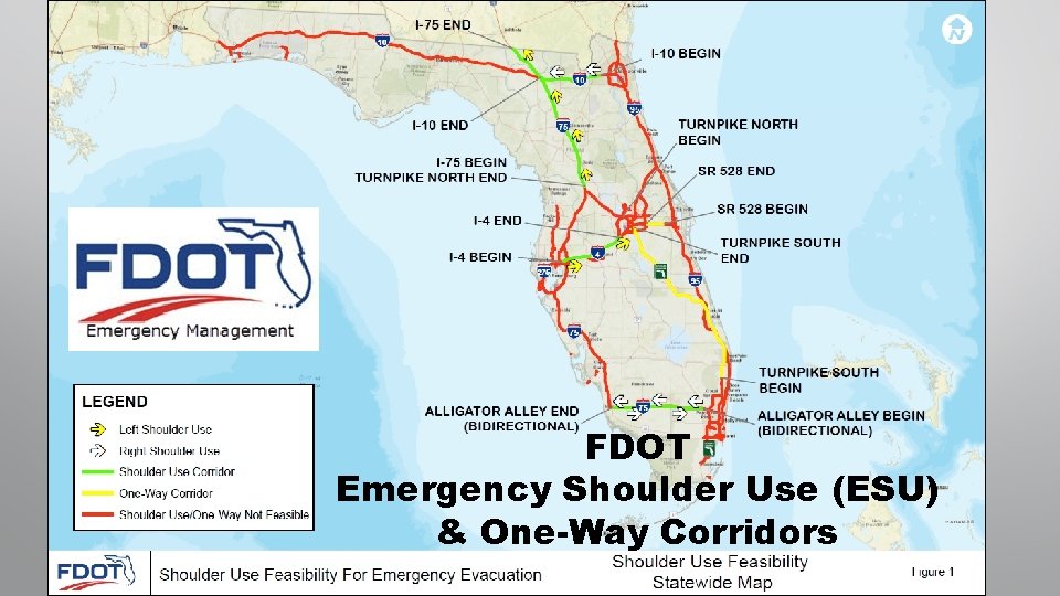 FDOT Emergency Shoulder Use (ESU) & One-Way Corridors 