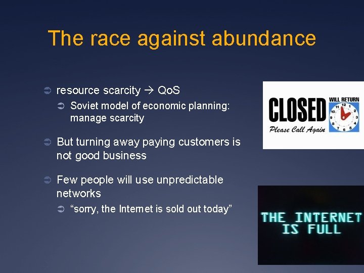 The race against abundance Ü resource scarcity Qo. S Ü Soviet model of economic