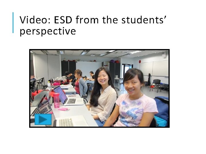 Video: ESD from the students’ perspective 