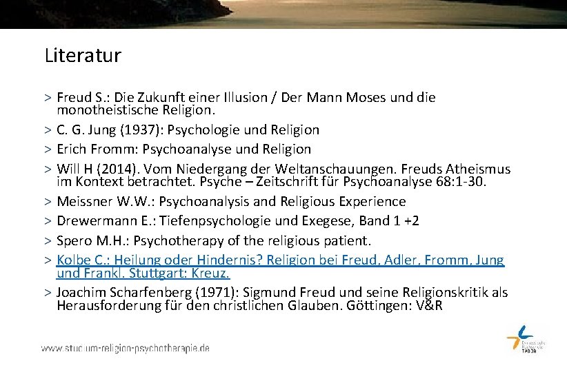 Literatur > Freud S. : Die Zukunft einer Illusion / Der Mann Moses und