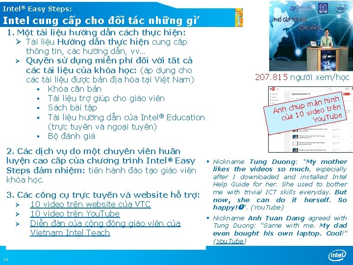 Intel® Easy Steps: Intel cung cấp cho đối tác những gì’ 1. Một tài