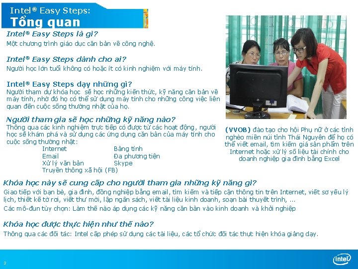 Intel® Easy Steps: Tổng quan Intel® Easy Steps là gì? Một chương trình giáo