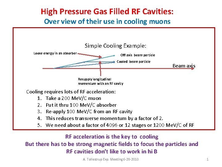 High Pressure Gas Filled RF Cavities: Over view of their use in cooling muons