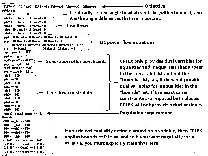 minimize 1307 pg 1 + 1211 pg 2 + 1254 pg 4 + 400