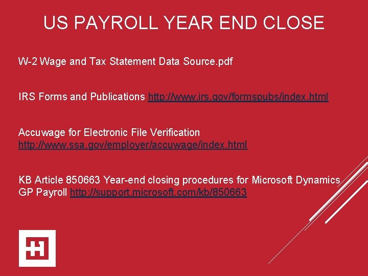 US PAYROLL YEAR END CLOSE W-2 Wage and Tax Statement Data Source. pdf IRS