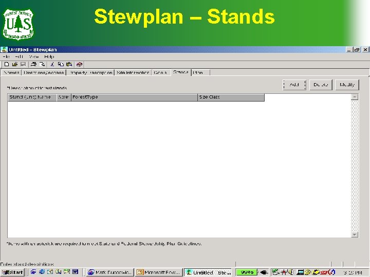 Stewplan – Stands 