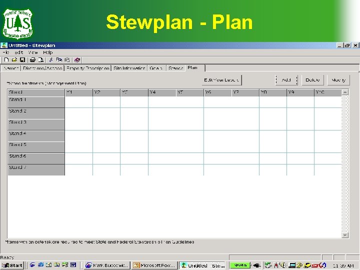 Stewplan - Plan 