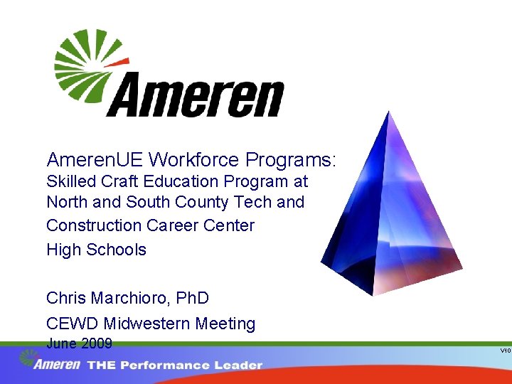 Ameren. UE Workforce Programs: Skilled Craft Education Program at North and South County Tech