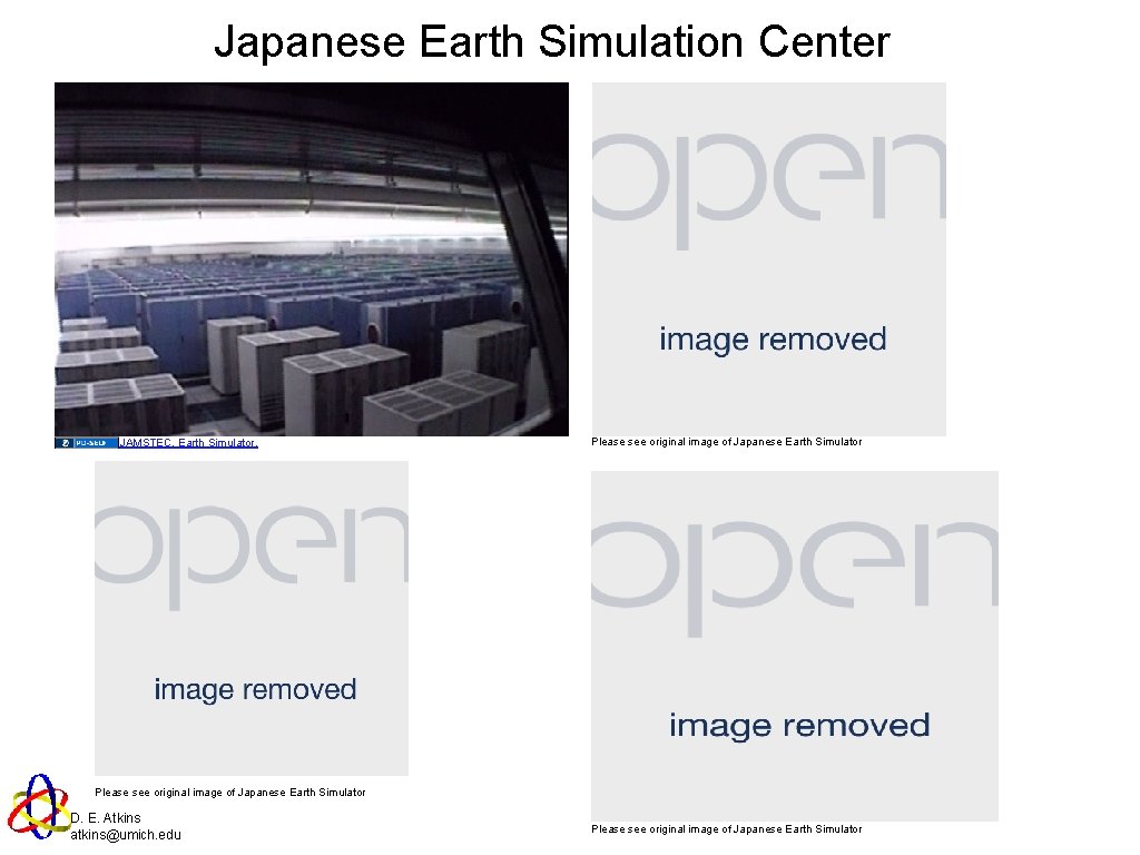 Japanese Earth Simulation Center JAMSTEC, Earth Simulator, Please see original image of Japanese Earth