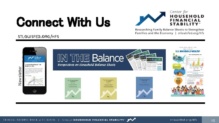 Connect With Us Newsletter STLOUISFED. ORG/HFS 15 