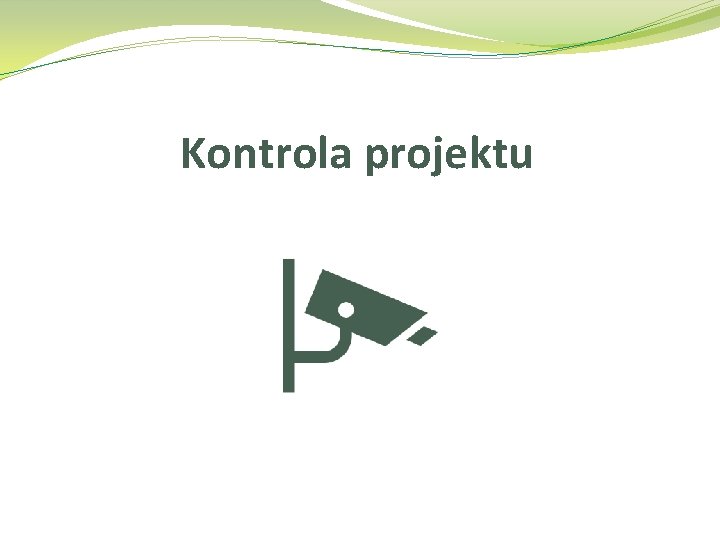 Kontrola projektu 