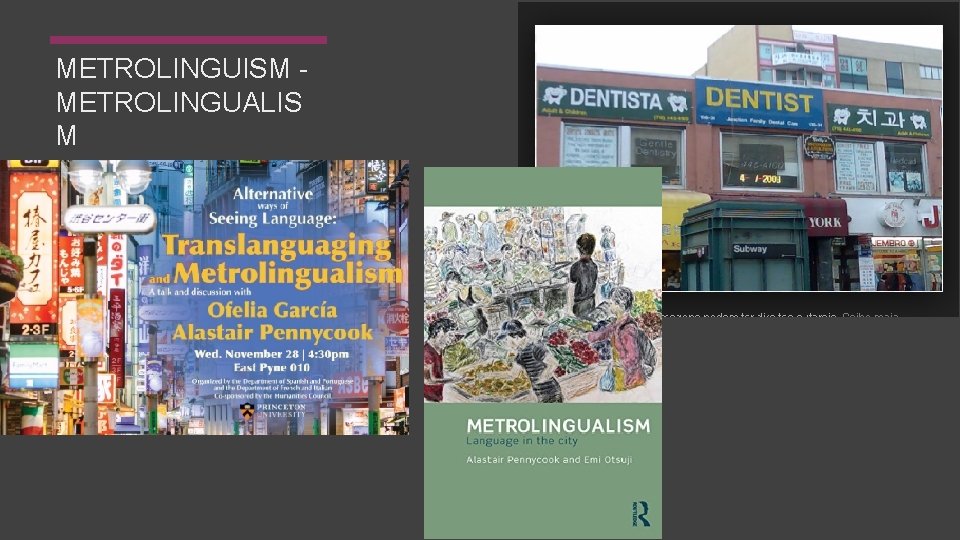 METROLINGUISM METROLINGUALIS M 