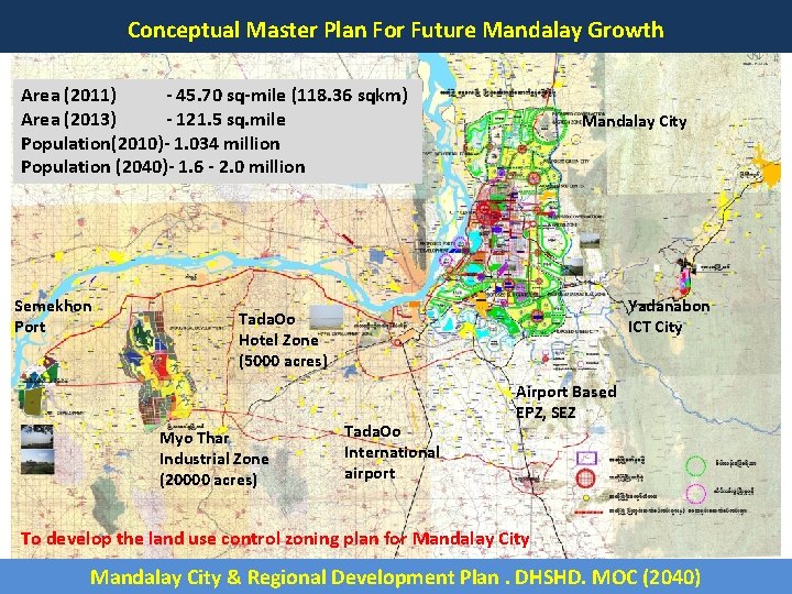 Conceptual Master Plan For Future Mandalay Growth Area (2011) - 45. 70 sq-mile (118.