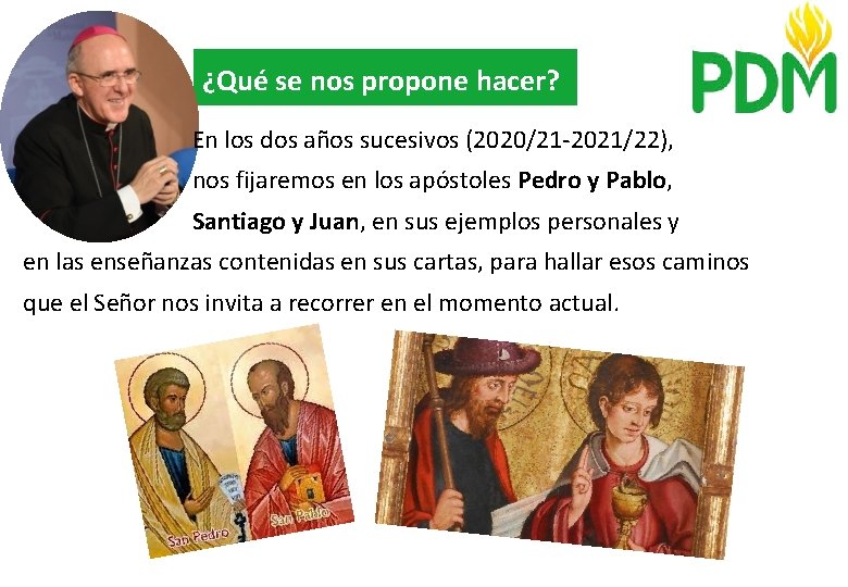 ¿Qué se nos propone hacer? En los dos años sucesivos (2020/21 -2021/22), nos fijaremos