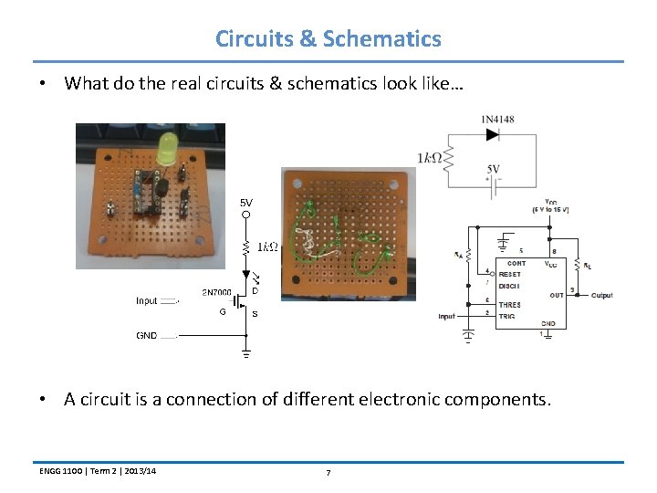 Circuits & Schematics • What do the real circuits & schematics look like… •