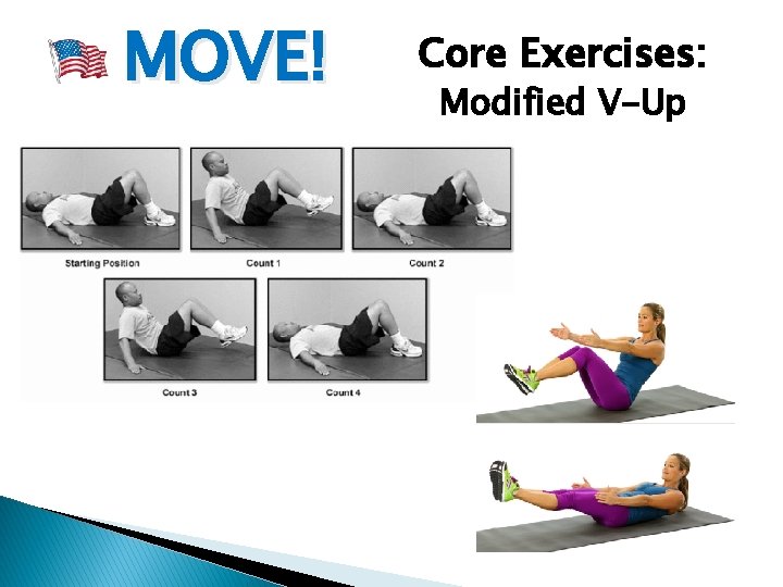 MOVE! Core Exercises: Modified V-Up 