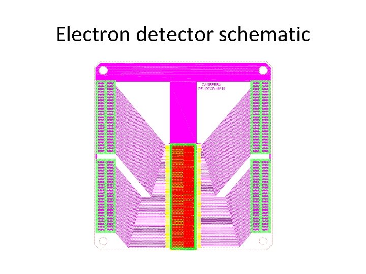 Electron detector schematic 