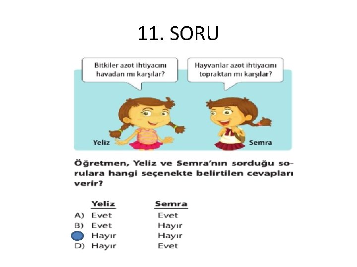 11. SORU 