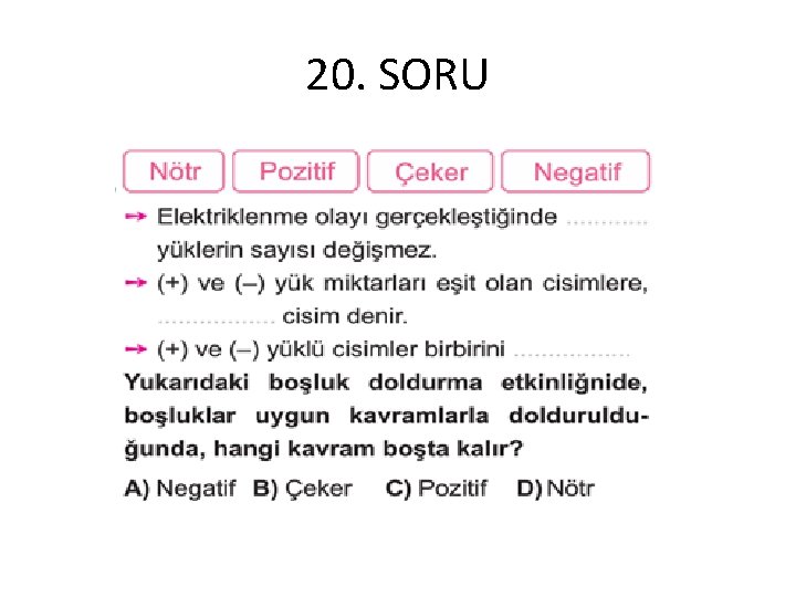 20. SORU 