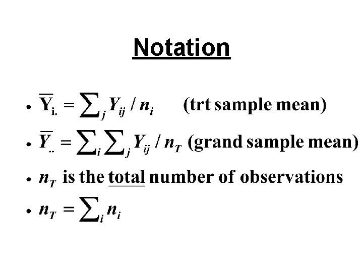 Notation 