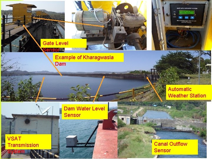 Gate Level Sensor Example of Kharagwasla Dam Automatic Weather Station Dam Water Level Sensor