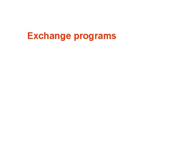 Exchange programs 