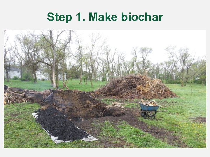 Step 1. Make biochar 