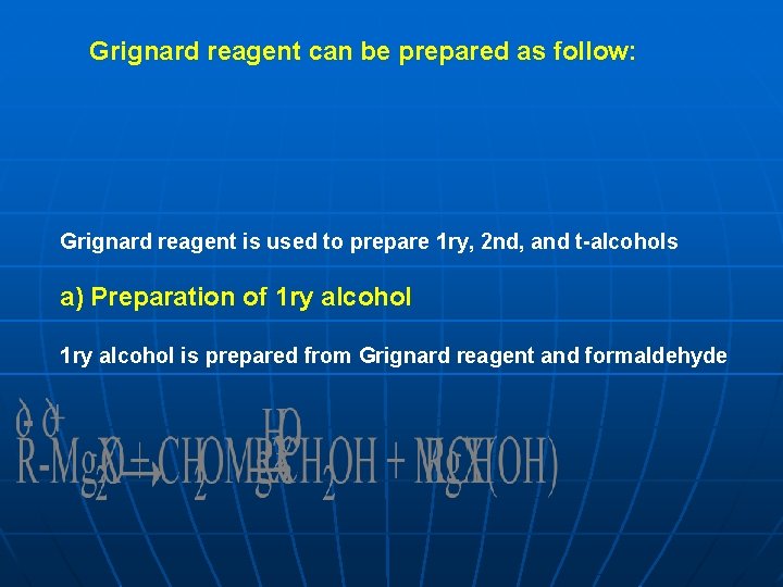 Grignard reagent can be prepared as follow: Grignard reagent is used to prepare 1 Grignard reagent can be prepared as follow: Grignard reagent is used to prepare 1