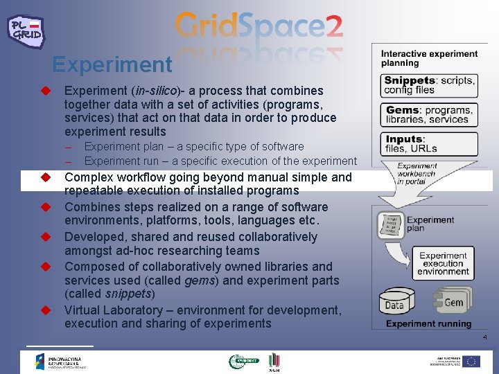 Experiment u Experiment (in-silico)- a process that combines together data with a set of