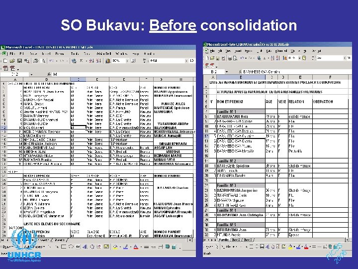 FI 20 CSS 06 SO Bukavu: Before consolidation 