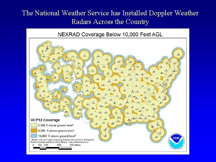The National Weather Service has Installed Doppler Weather Radars Across the Country 