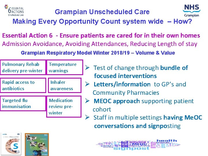 Grampian Unscheduled Care Making Every Opportunity Count system wide – How? Essential Action 6